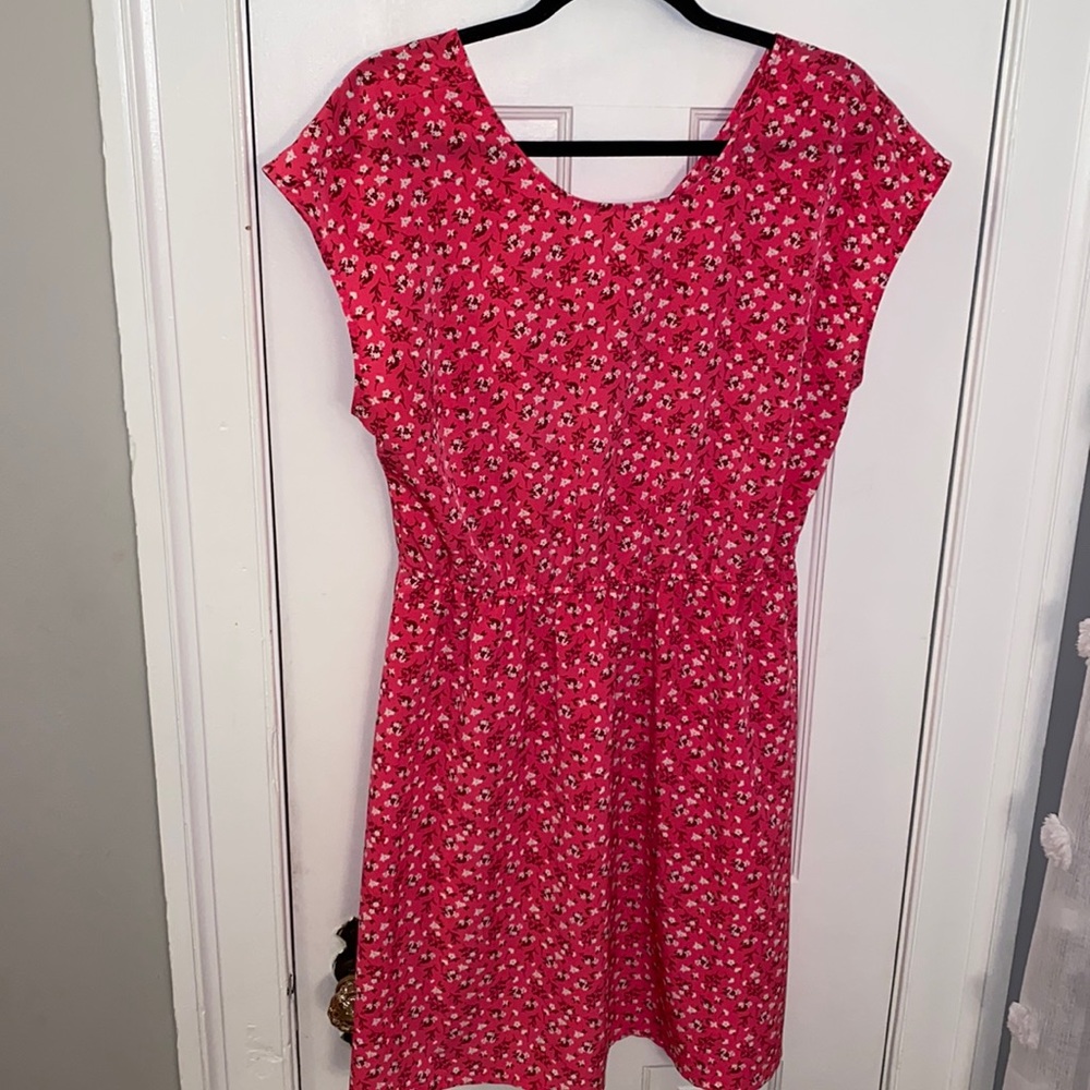 Pink Floral Old Navy Dress